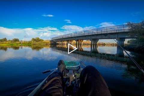 Topwater in August - California Delta Kayak Bass Fishing