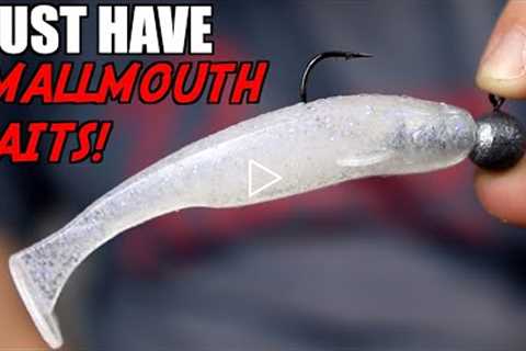 Top 3 Smallmouth Bass Baits for Early Fall!