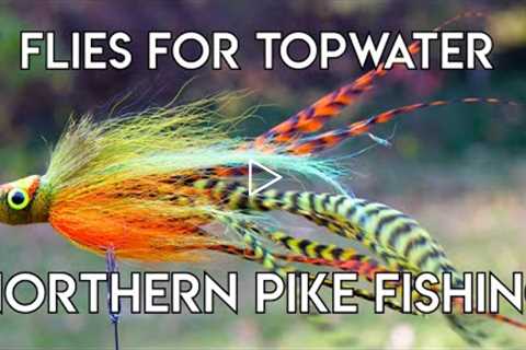 Topwater Flies for Northern Pike