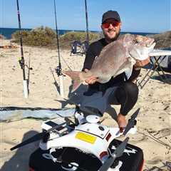 Winter drone fishing in Western Australia