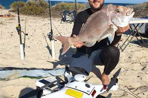 Winter drone fishing in Western Australia