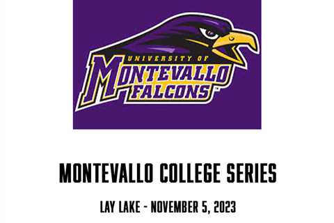 2023 Montevallo College Series – Lay Lake – November 5 – RESULTS