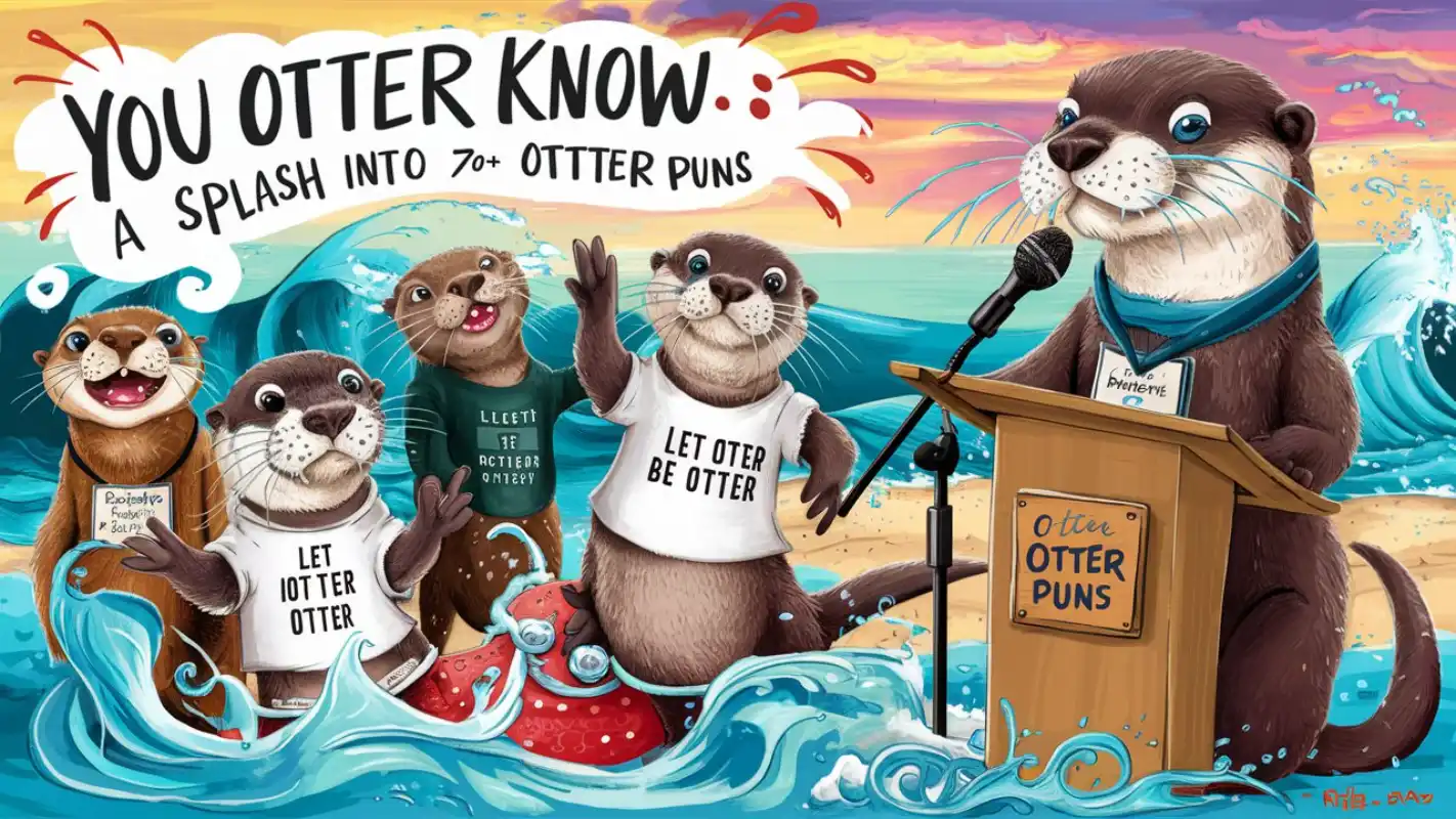 You Otter Know: A Splash into 70+ Otter Puns - Crack Up Puns